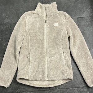 The North Face Tan Zip-Up in Small